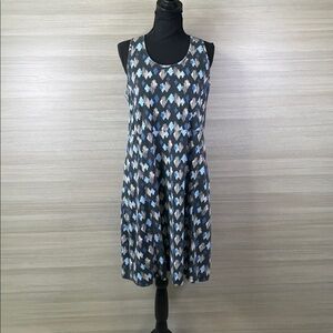 Aventura Racerback Sleeveless Activewear Midi Dress Built-in Bra Size Large